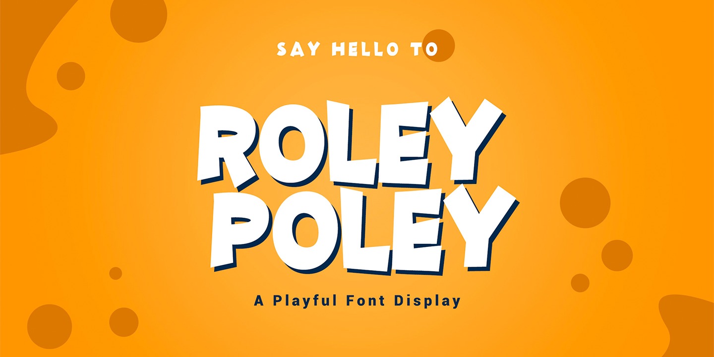 Example font Roley Poley #1